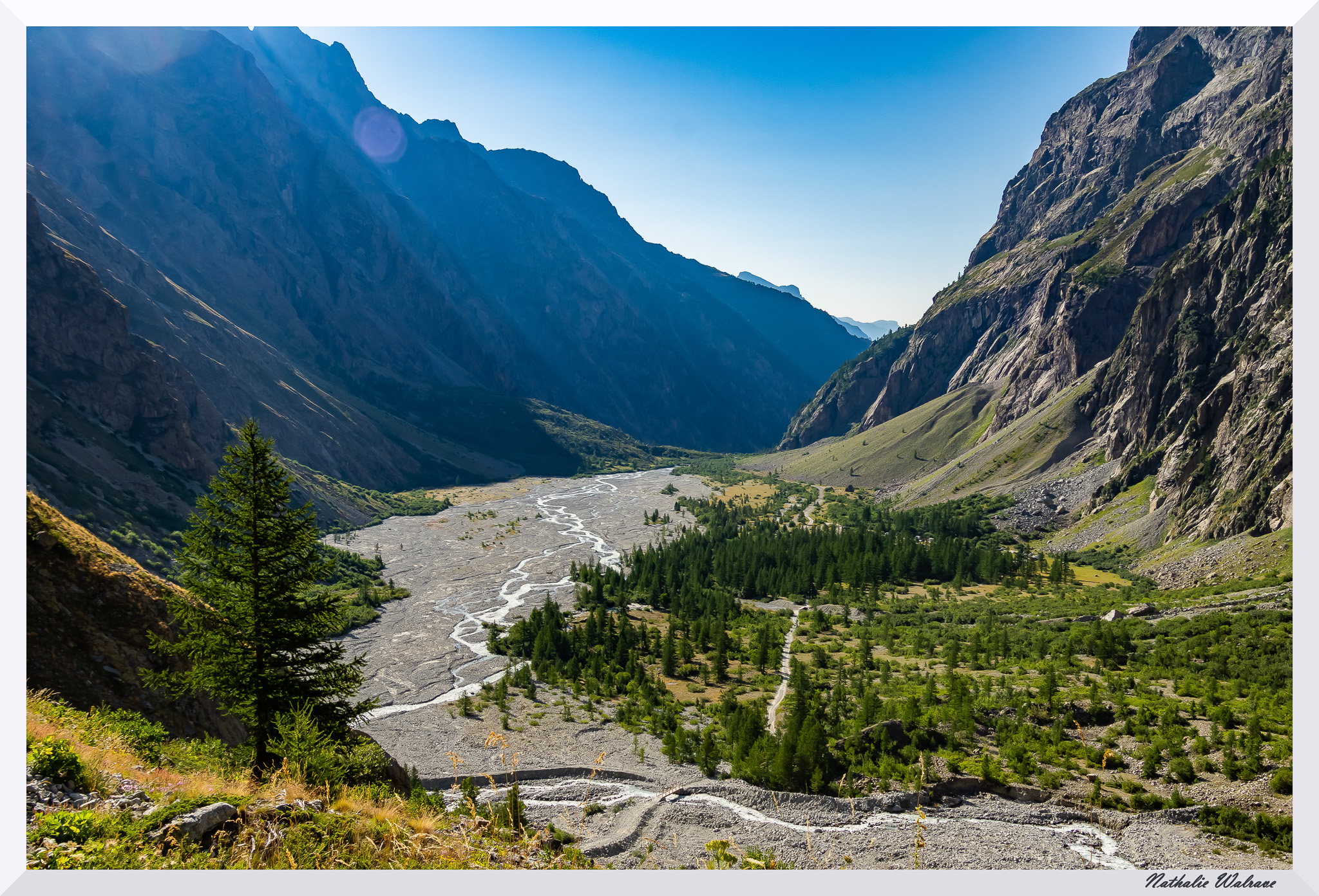 Sur le chemin vers le glacier blanc